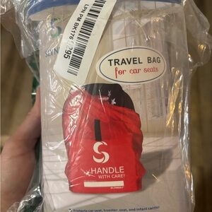 Red Travel Bag for Car Seats